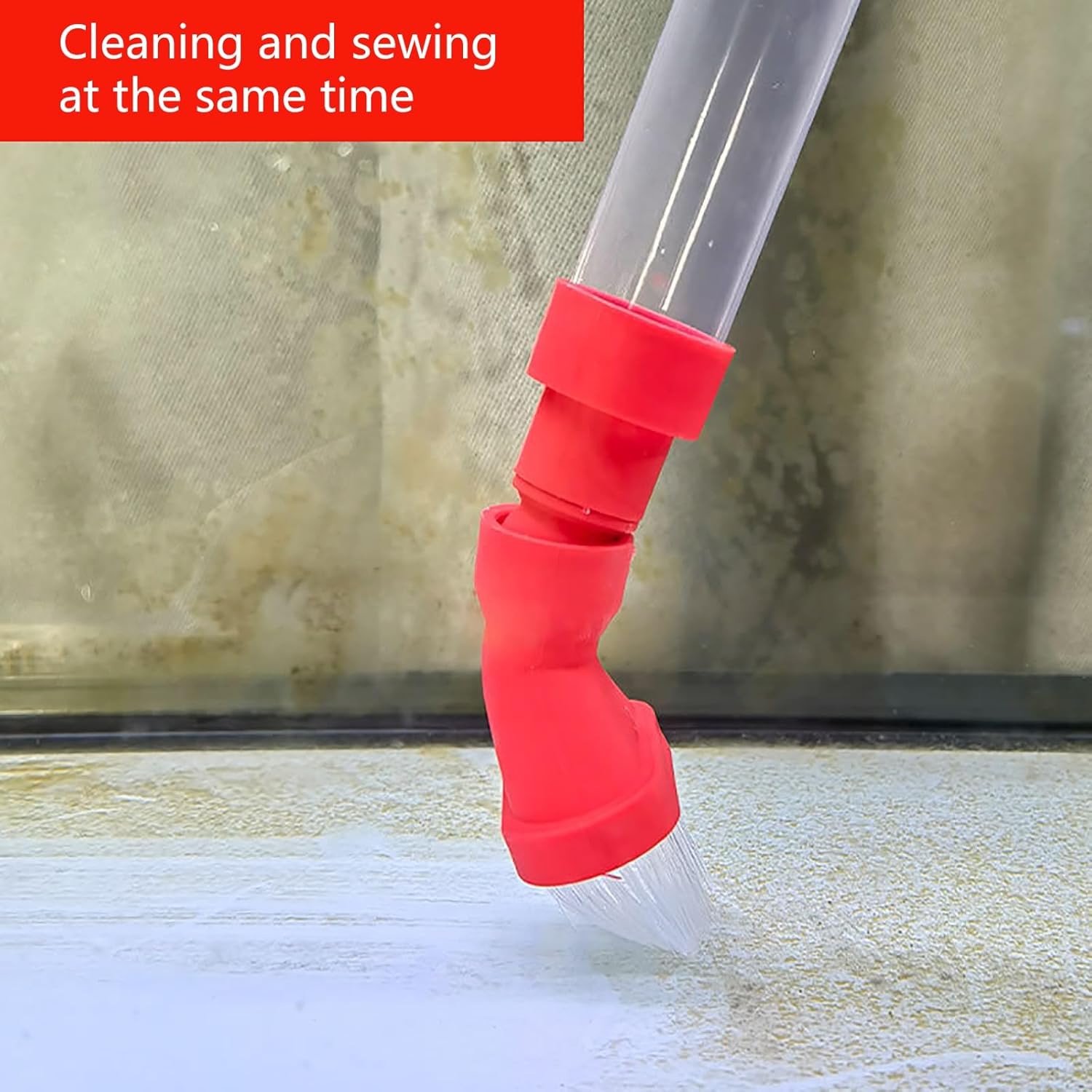 Hand Siphon Hose, Ultra-Low Water Level Fish Tank Cleaner with Water Hose Controller Clamp, Fish Tank Cleaning Tools for Tank Cleaning Gravel & Sand