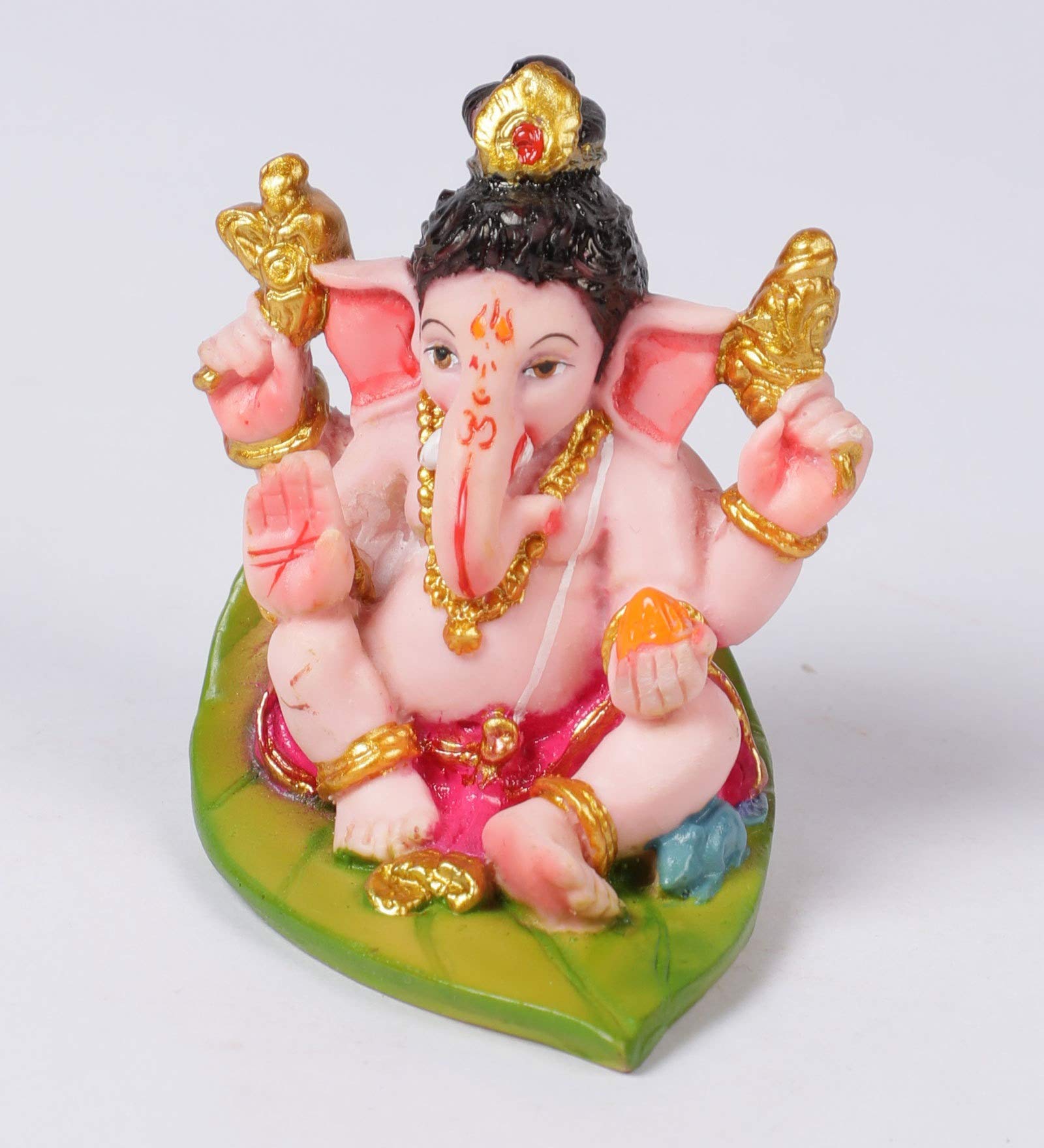 SN Handicrafts Lord Ganesha Ganesh Ganpati Car Dashboard Idol Hindu Figurine Showpiece