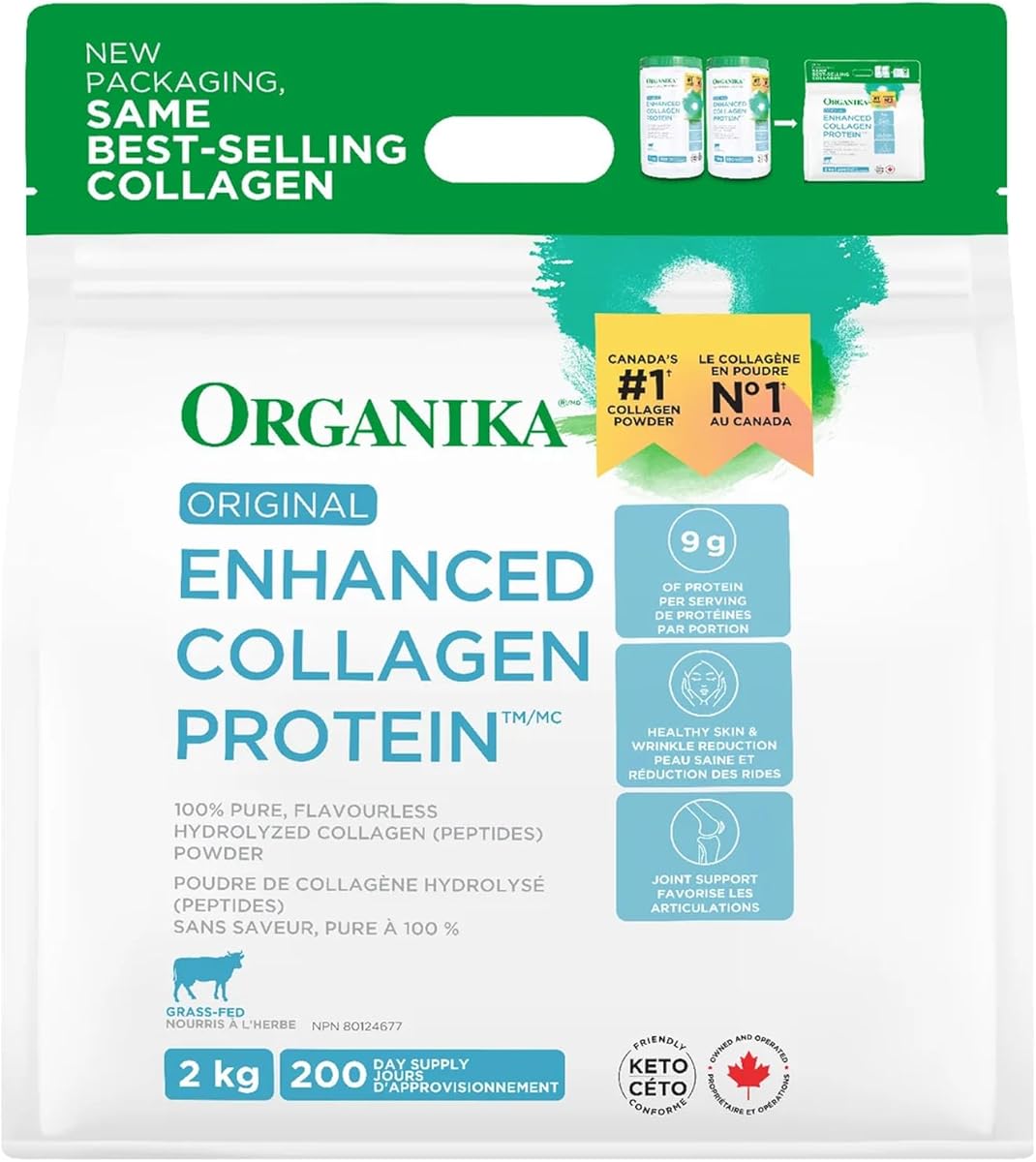 organika original enhanced collagen protein 2 kg