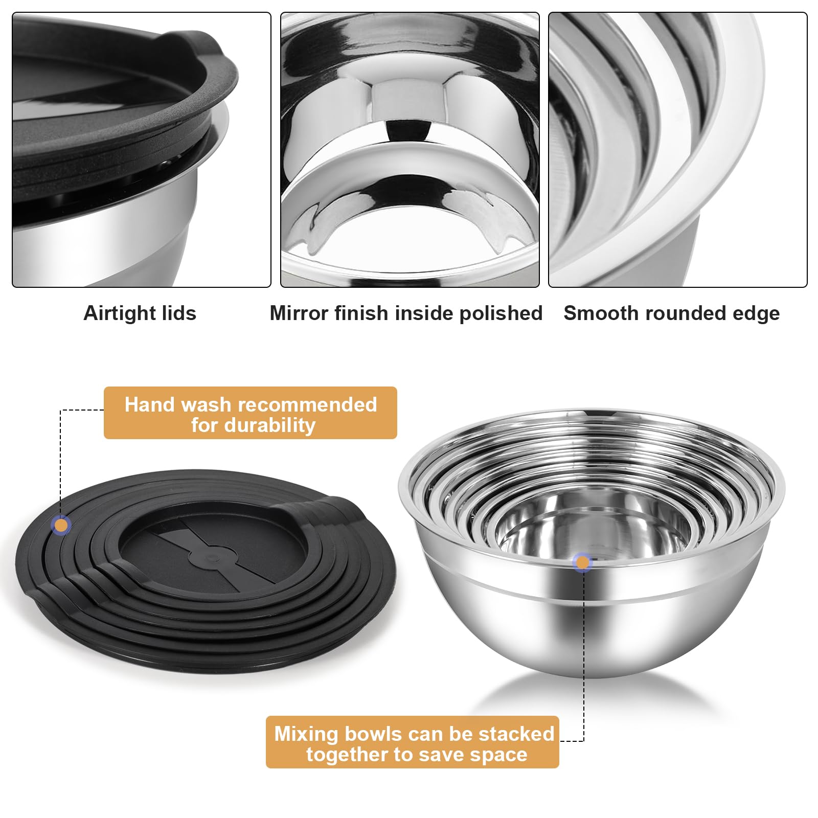 Bol à Soupe Avec Couvercle Et Poignée, 1200ml Bol Ramen Japonais Et