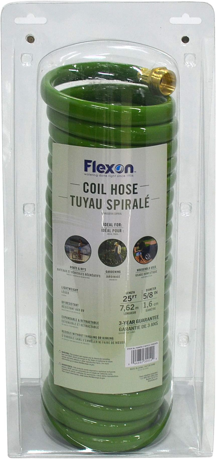 Flexon CH5825 5/8" x 25' Coil Hose