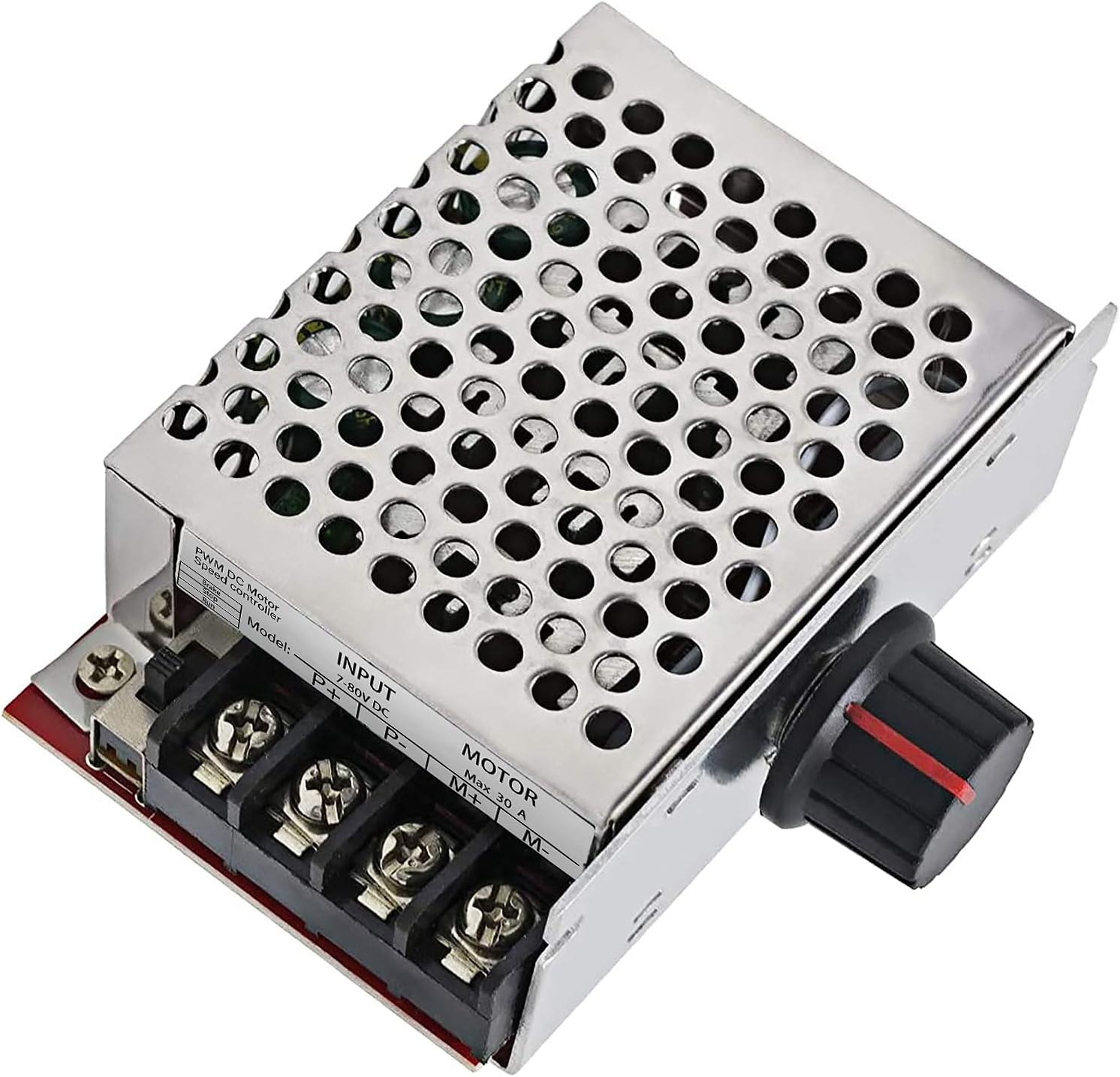 7-80V PWM DC Motor Speed Controller Switch 30A,Motor Speed Control Regulator - - 