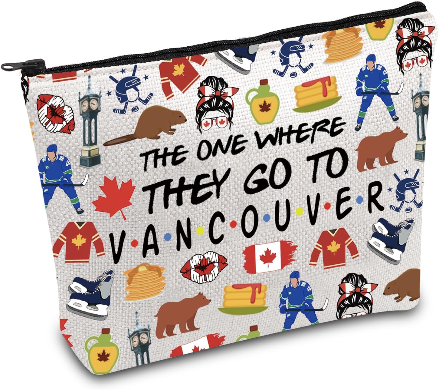 FOTAP Vancouver Trip Makeup Bag Vancouver Travel Gift Vancouver Souvenir Gift...