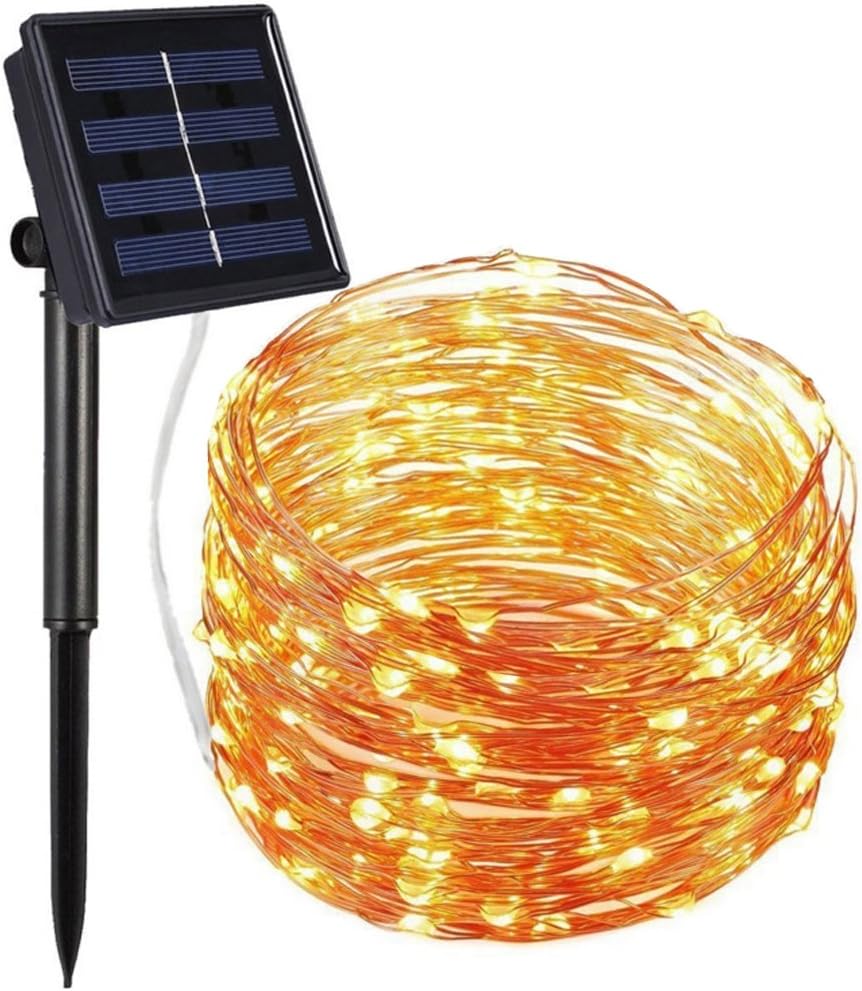 Nittelights Solar String Lights, 72ft 200LED Outdoor String Lights, 8 Modes Waterproof Decorative Fairy String Lights for Patio, Lawn, Garden, Party, Wedding, Christmas (Warm White)