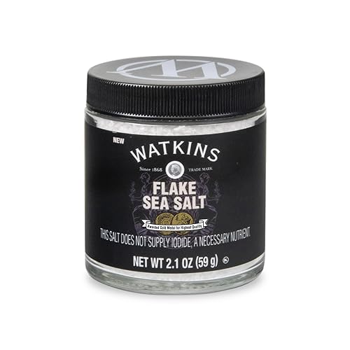 Watkins Sal marina prémium en hojuelas, 2.1 oz (paquete de 1)
