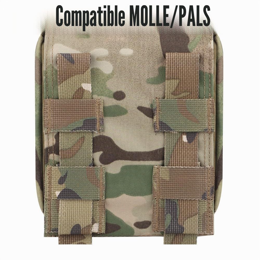 ACEXIER Pochette Tactique IFAK à déploiement Rapide, Pochette de Premiers Soins médicaux, Panneau déchirable Port Quotidien de Survie, sécurité, Sport de Plein air, randonnée, Sac de Chasse