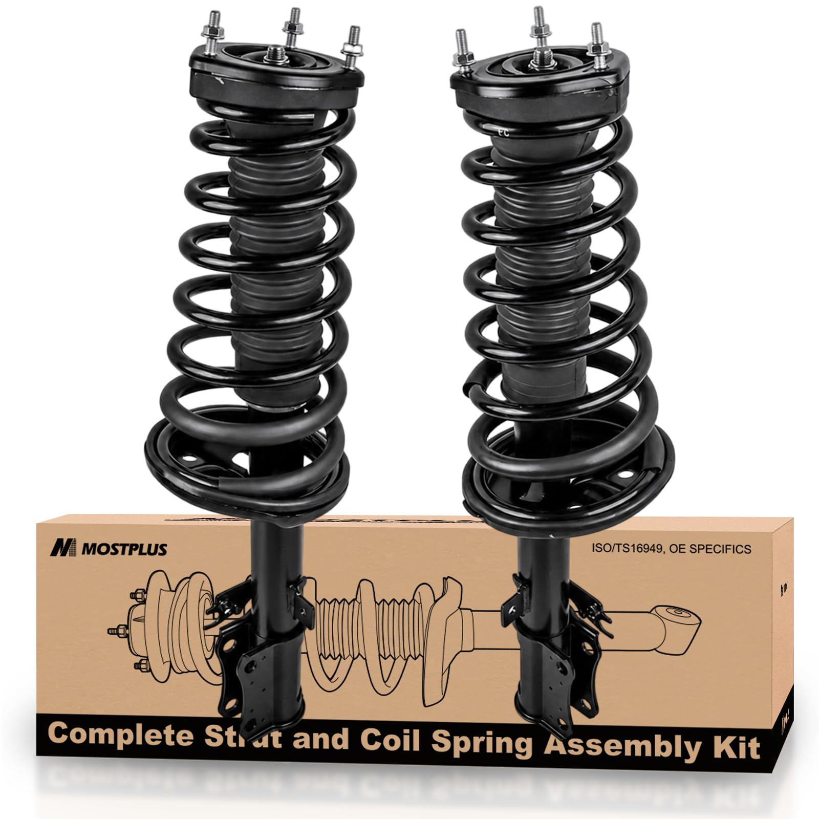 MOSTPLUS Rear Complete Strut Assembly for Lexus ES300 Toyota Camry