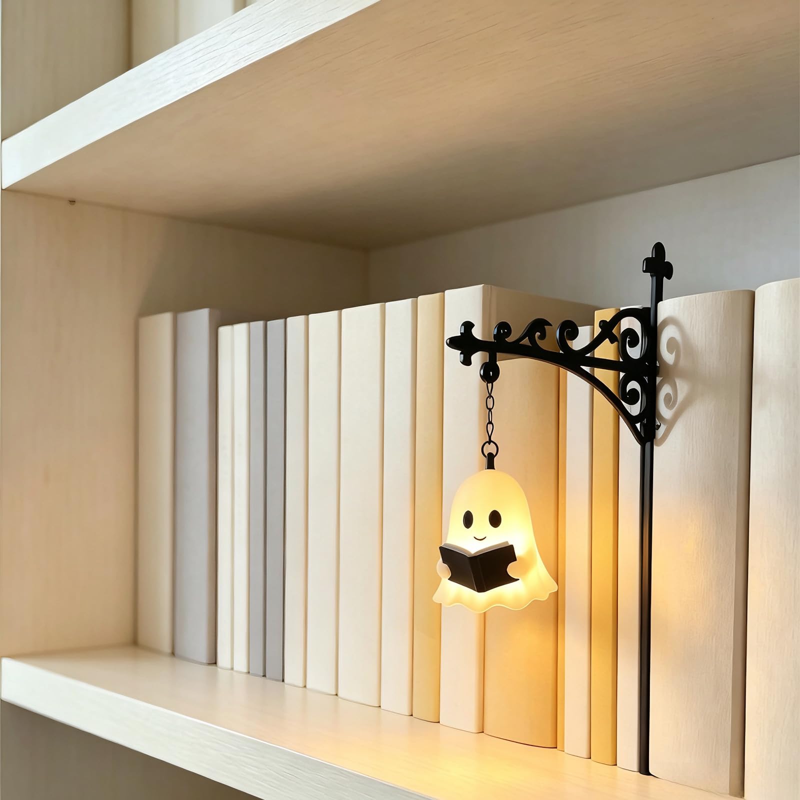 Nlwf B 1Pc Library Lantern-Decorative Bookshelf Lighting, Reading Book Shelf Lights For Bookworms，Unique Gift For Book Lovers (B 1Pc)