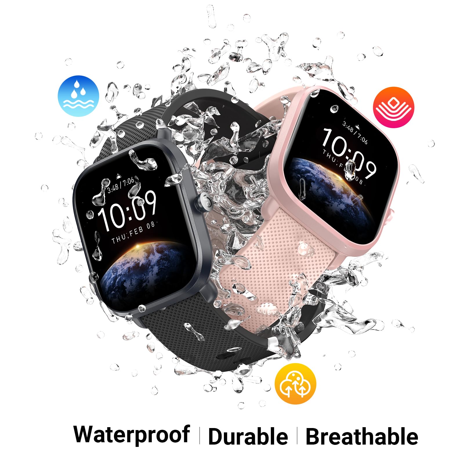 Higgs Silicone Cinturino Compatibile con Amazfit Bip 3/3pro/Bip U pro/Bip S/Bip S Lite/Bip Lite, 20mm Sportivo Cinturini Amazfit GTS 2 Mini/GTS 2 2e/GTS 3 42mm,Braccialetto Amazfit GTS 4 mini