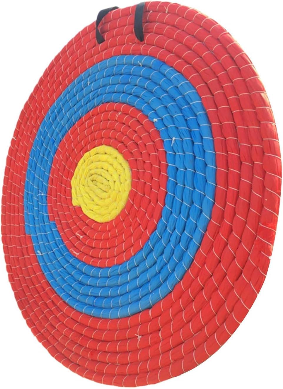 Cible De Tir à L'arc Ronde En Paille Tressée Main – 40 Cm, 4 Anneaux, Pour Entraînement Et Décoration