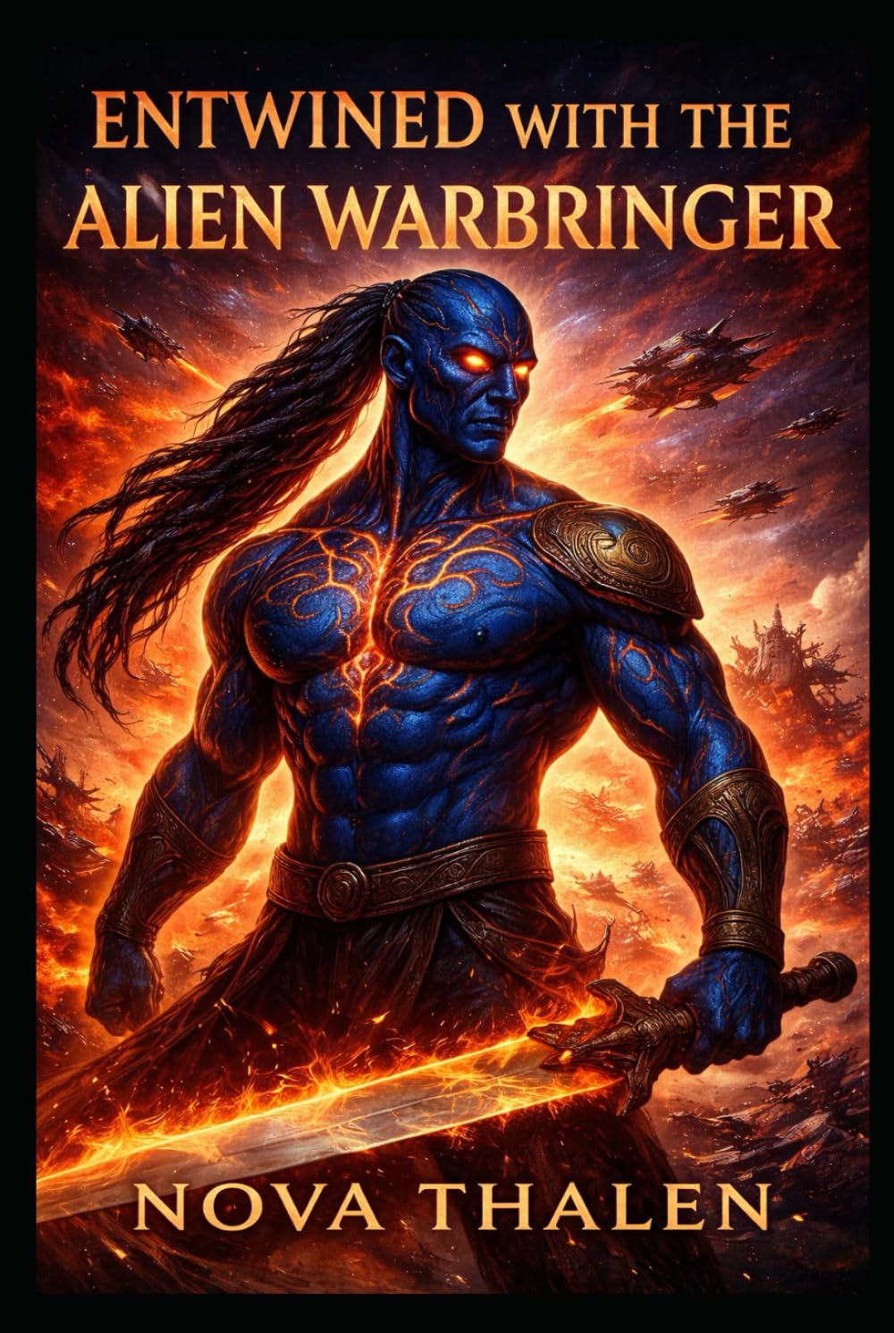 Entwined with the Alien Warbringer | Book 4 of 9 in the Starlit Universe |: A Fated Mates Alien Warlord Romance (Starlit Mates Universe Alien Romance)