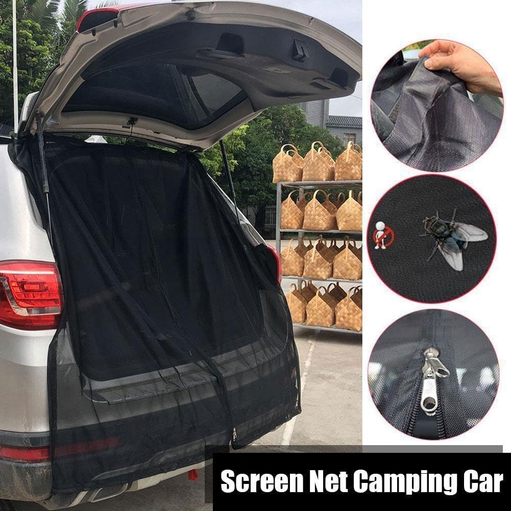 Moustiquaire Magnétique Hayon SUV - Protection Moustiques Camping Voiture - 4 Tailles