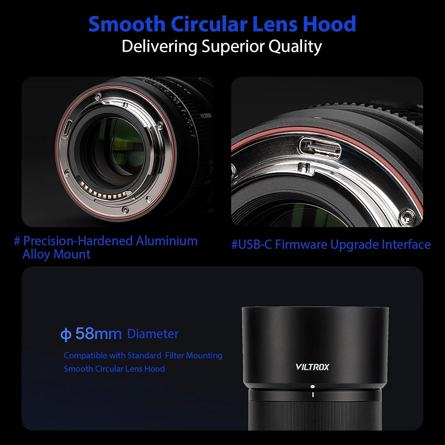 VILTROX 85mm F2.0 EVO FE Lens for Sony E, AF 85mm f/2 E-Mount Full Frame Auto Focus Prime Portrait Lens for Sony FE Cameras a6700 a6600 A7IV A7CII A7RV A9 A9II A7CR A7SIII A7C A7RIV ZVE1 ZV-E10 FX3