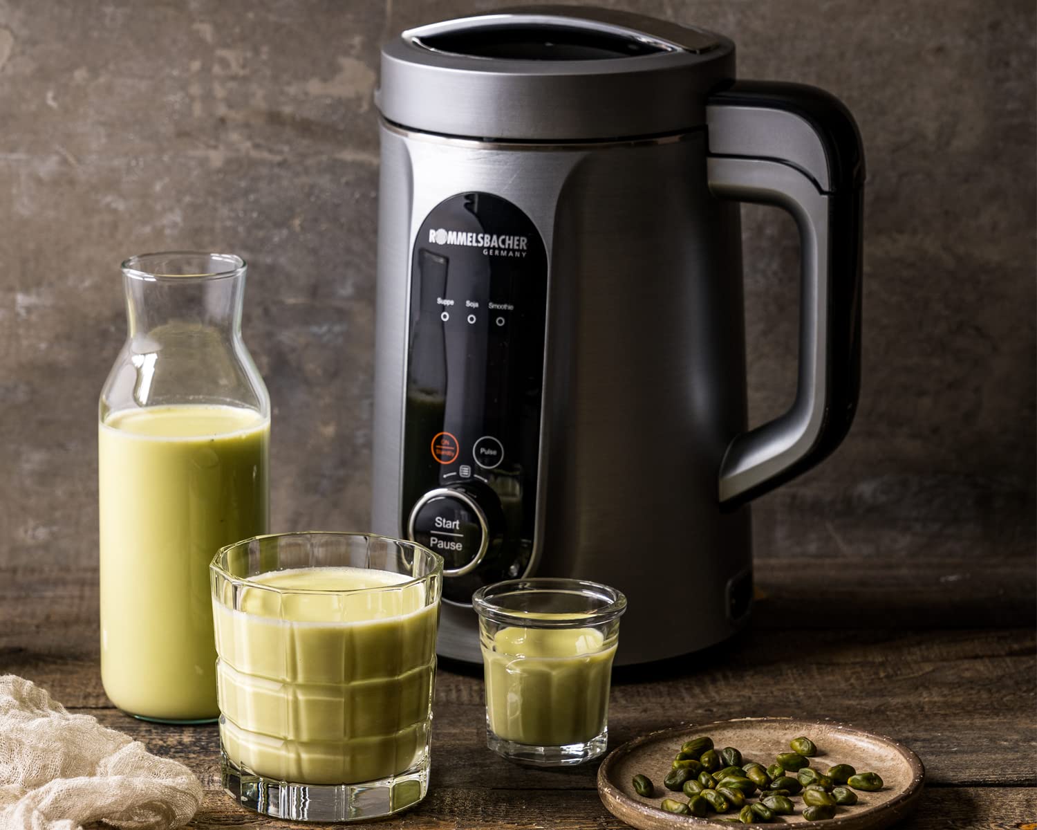 ROMMELSBACHER SVD 1400 Veggie Drink & soupes Cuisine, hacher, purée, 9 programmes, acier inoxydable, 1,3 l
