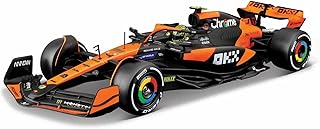 Bburago - Formule 1 McLaren MCL38 Miami GP 2024#Norris - 1/24 - Voiture radiocommandée Premium 2,4 GHz - RC Rechargeable - Vitesse 8 km/h - Autonomie 20 Min - Modèle réduit Jouet Enfant