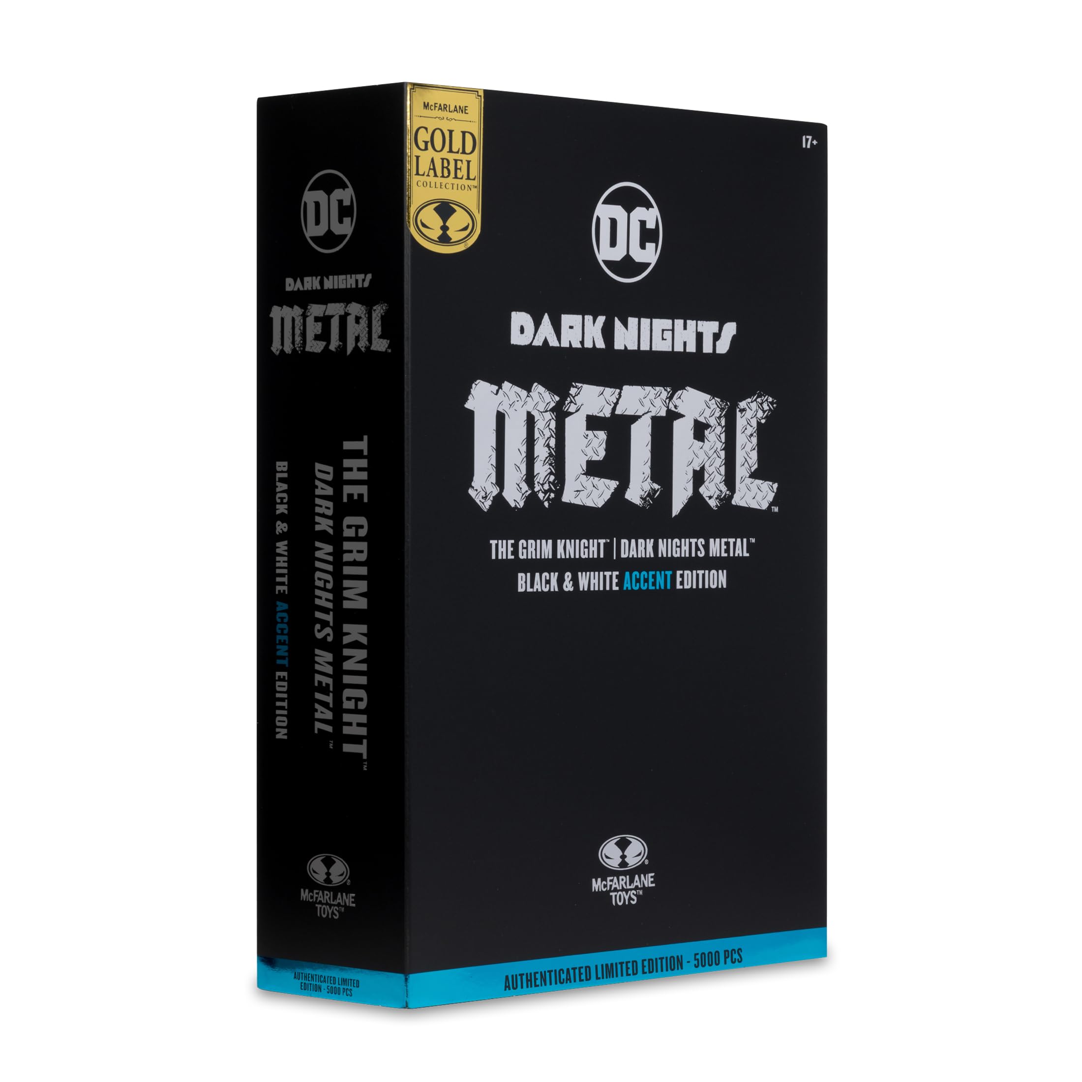 DC Multiverse The Grim Knight Dark Nights Metal, Black & White Accent Edition Gold Label Figurka akcji 17,8 cm