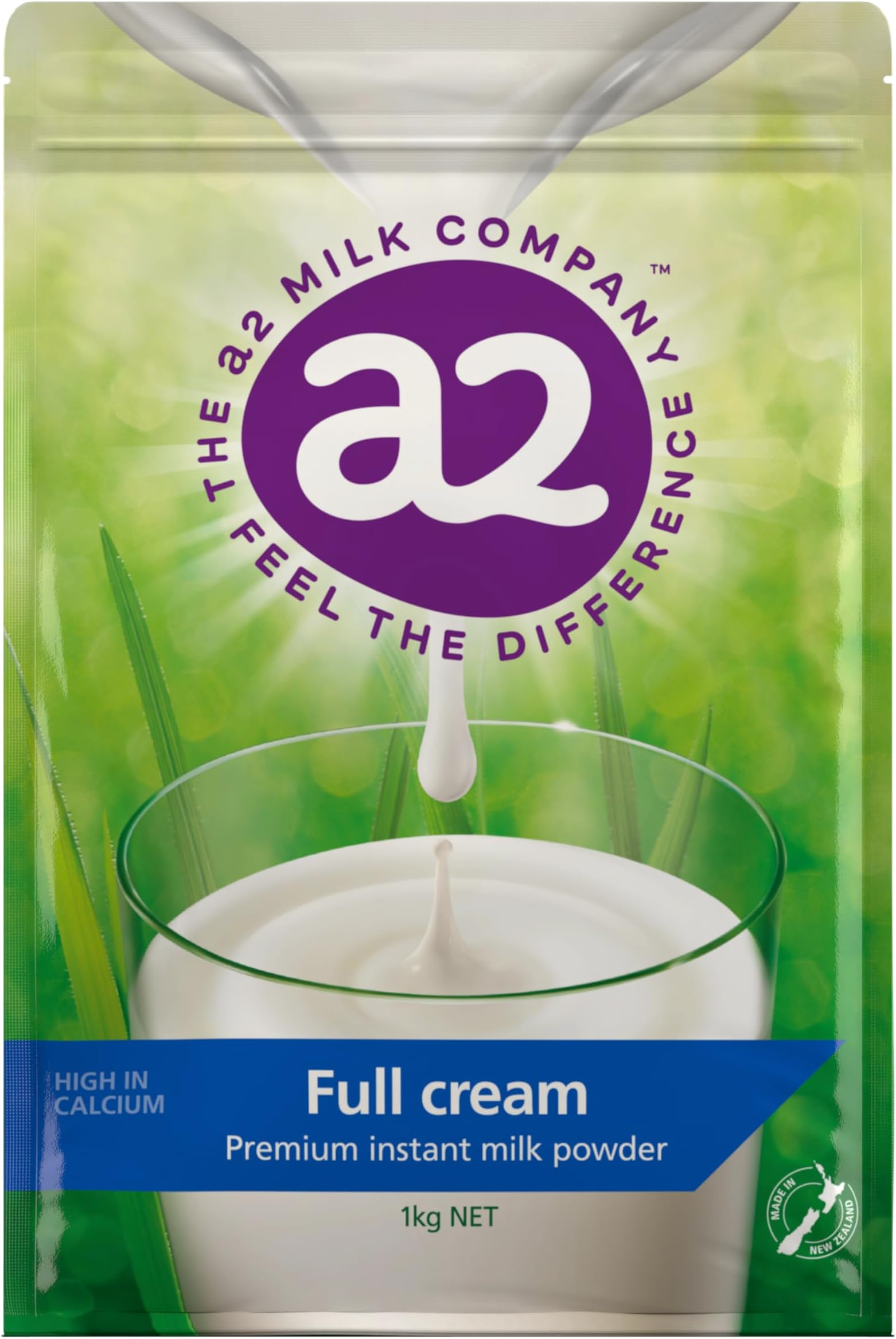 a2 Instant Milk Powder Full Cream 1 kg (Australia Import)