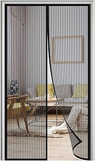 Magnet Fly Screen Door Insect Protection, Installation Magnétique De Rideau Adhésif Sans Perçage, Fermeture Magnétique De Moustiquaire, Plein Cadre, 80x210CM