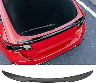 Spoiler Compatible with 2022-2025 Honda Civic Hatchback Trunk Spoiler ABS Lip Spoiler Wing Replacement for 2022 2023 2024 2025 Honda Civic Accessories(Glossy Black)