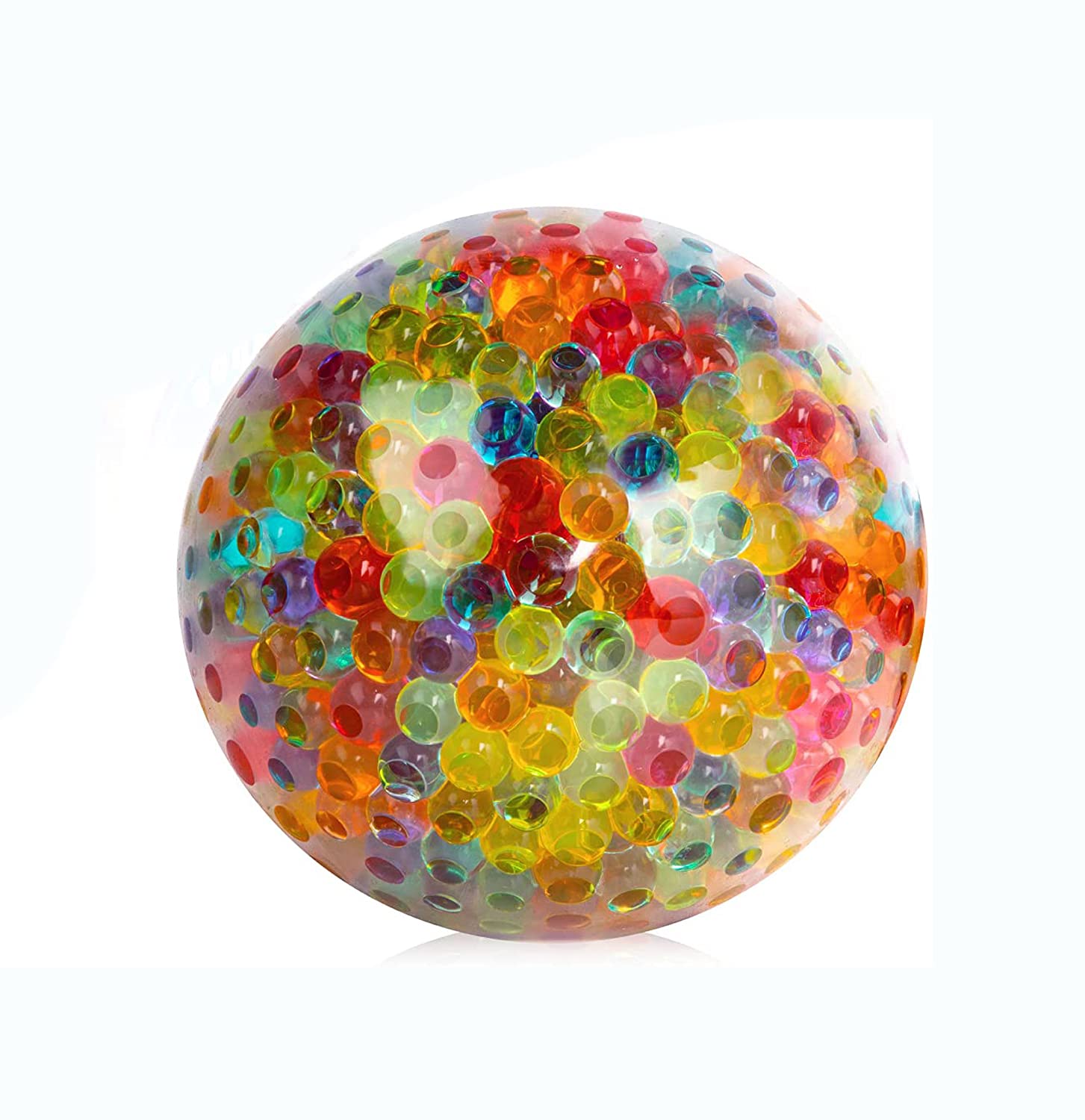 Orchid M Power Your Fun Arggh Beaded Stress Ball for Adults and Kids - Squishy Water Bead Filled Stress Ball Fidget Toy, Stress Relief Sensory Toy for Girls and Boys