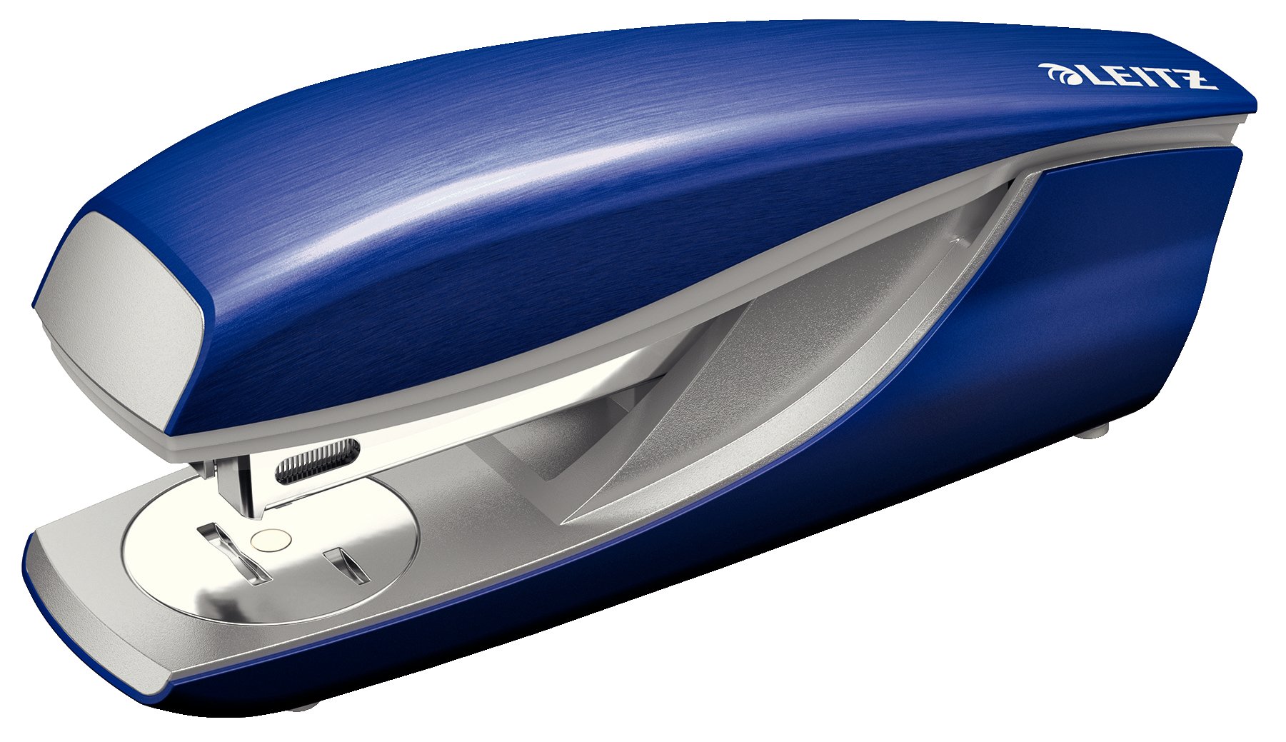 Leitz NeXXt Style Hole Punch, Metal, 30 Sheets, Blister Pack titanium-Blue