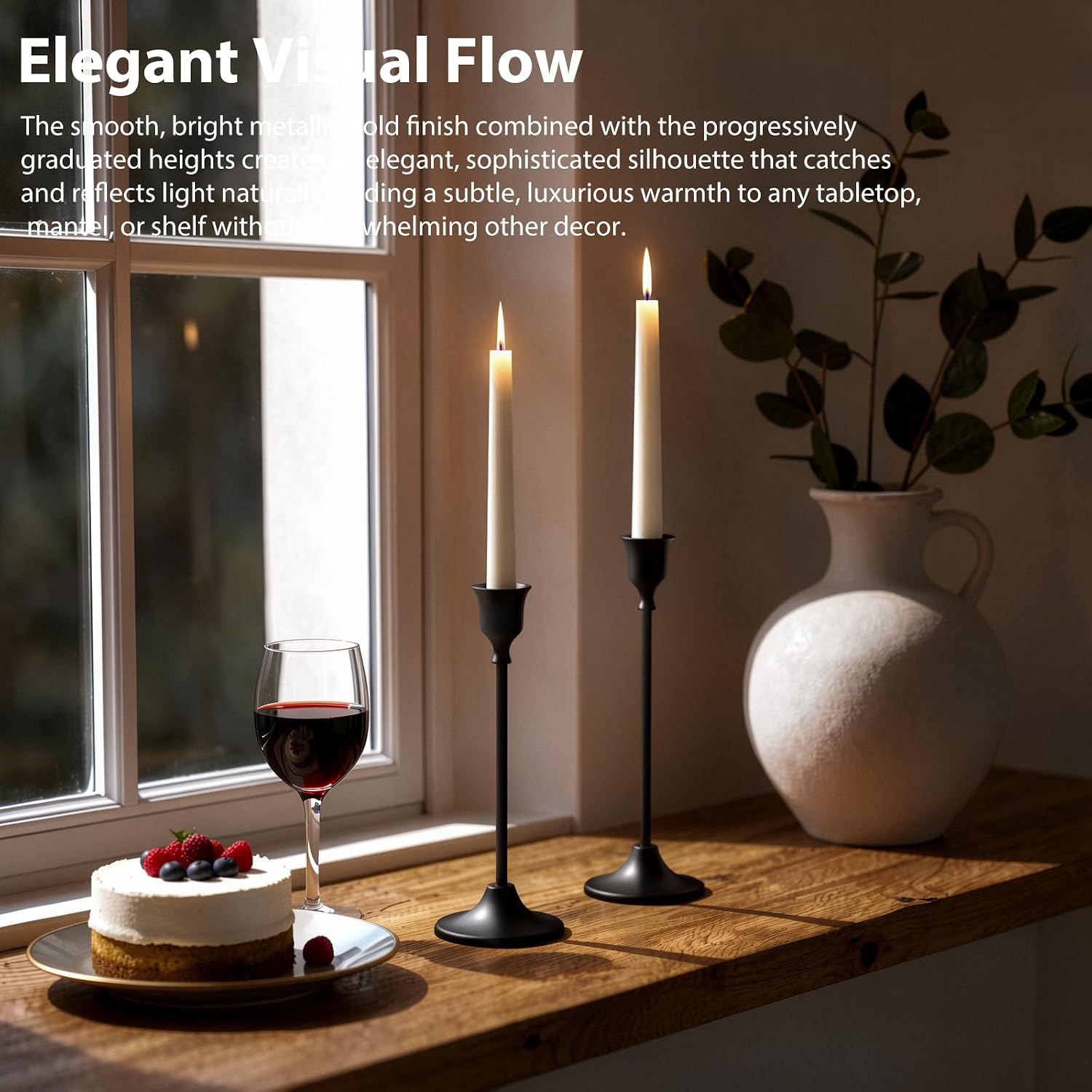 Taper Candle Holders Set of 6