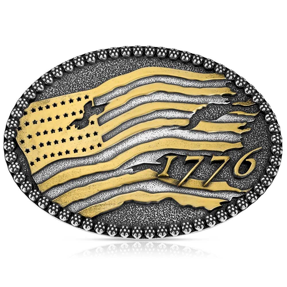 Montana Silversmiths Flag Series Attitude Western Belt Buckle
