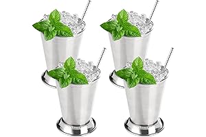 Stainless Steel Beaded Mint Julep Cups: The Epitome of Southern Charm for Your Next Get-Together