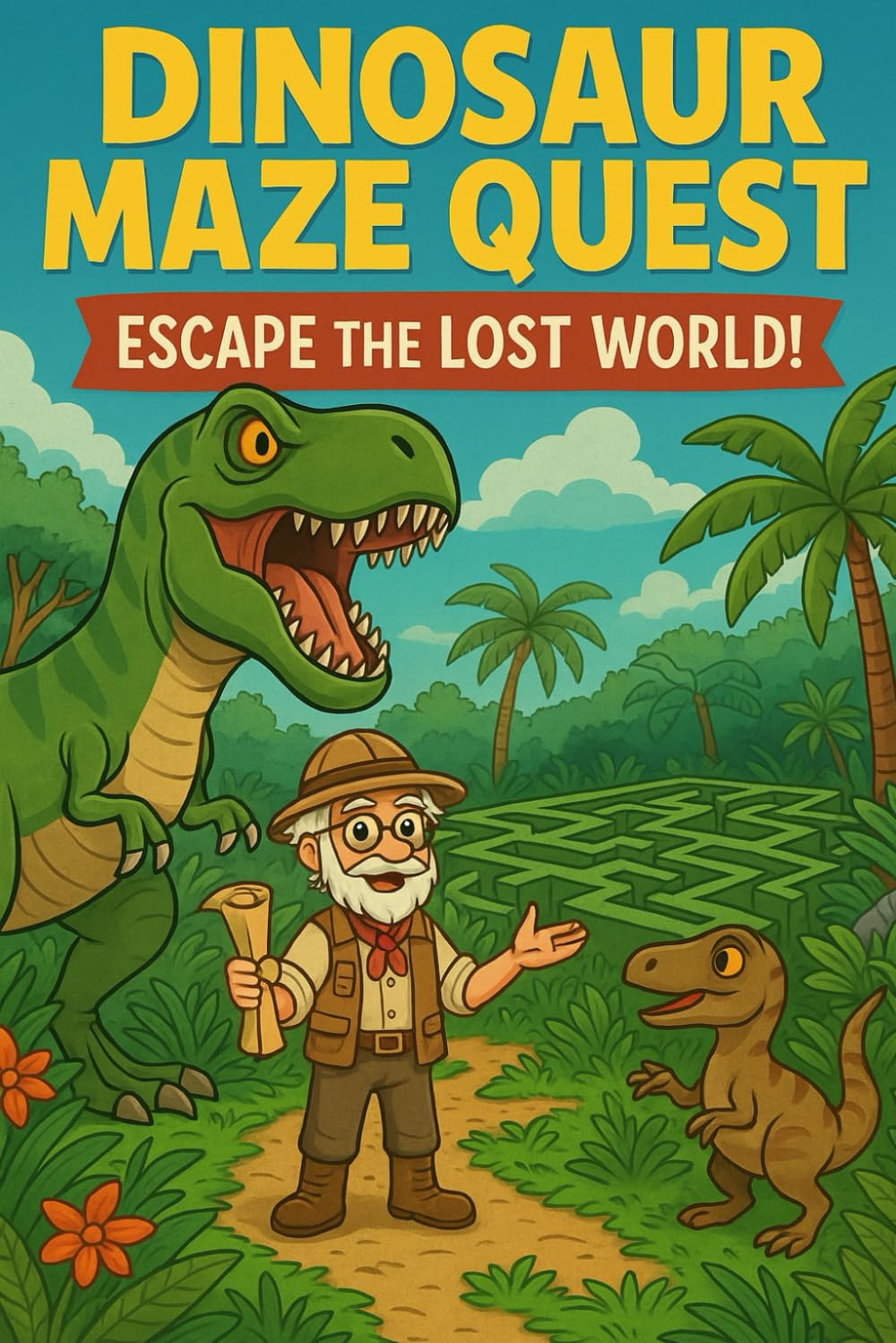 Dinosaur Maze Quest: Escape The Lost World!