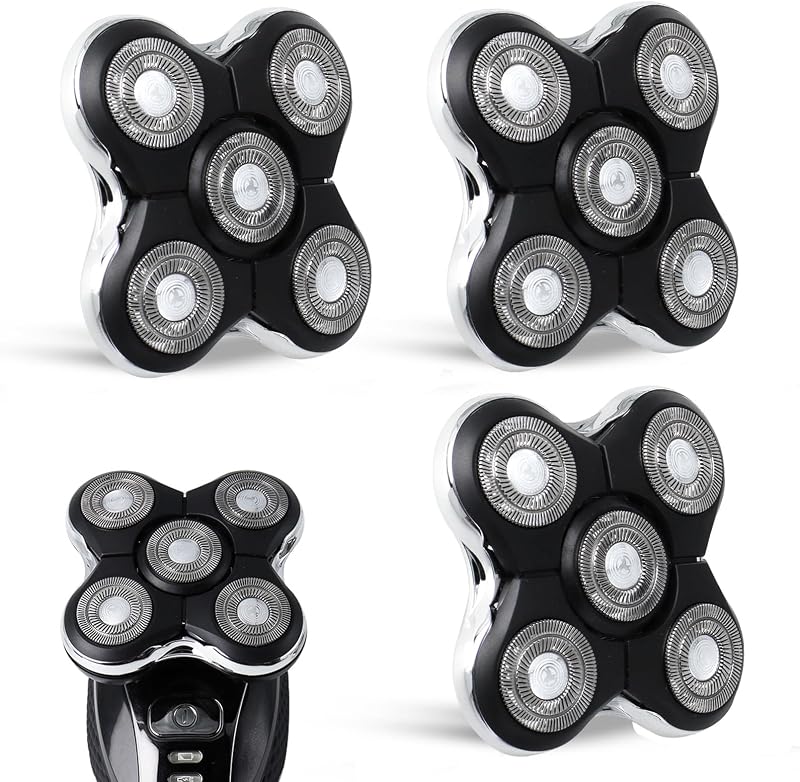 Cabeça de reposição GORLENT com 5 lâminas de trilha dupla compatível com Remington Balder Pro XR7000, pacote com 3