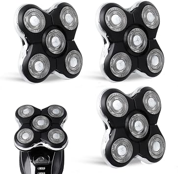 3 Pack Blade Pro Replacement Head Compatible with Remington Balder Pro XR7000, 5 Dual Track Shaver Heads for a Smooth and Close Shave with No-Irritation.