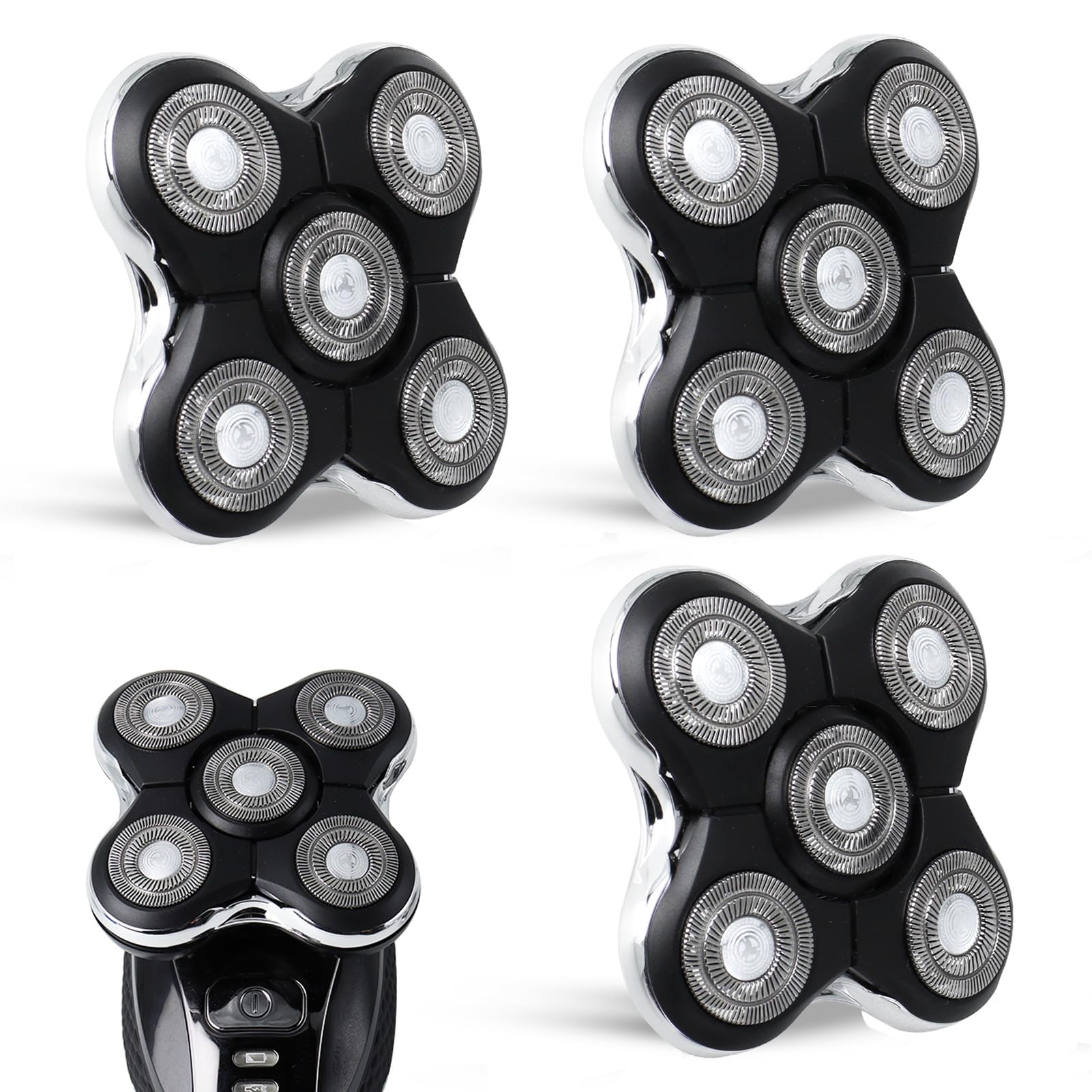 Photo 1 of GORLENT 3 Pack Blade Pro Replacement Head Compatible with Remington Balder Pro XR7000, 5 Dual Track Shaver Heads for a Smooth and Close Shave with No-Irritation.