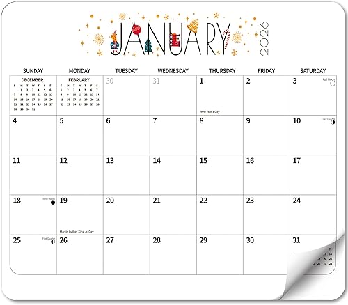 Miniatura 8 de Calendario magnético 2023-2024 para planificador de refrigerador, julio de 2023 a diciembre de 2024, organización magnética mensual de pared de