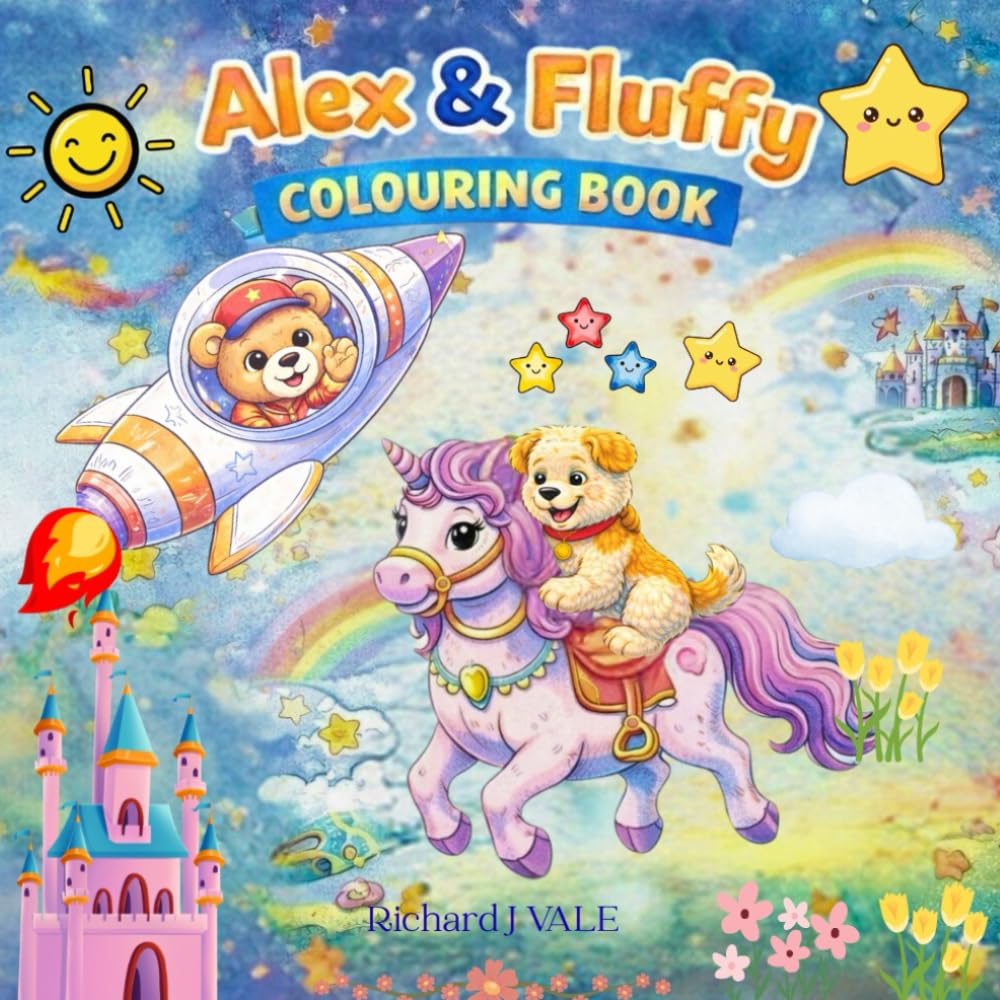 Alex & Fluffy Colouring Book