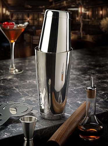 Vista 37 de Recipientes Barfly M370 para cóctel, Latas de cóctel, Acero inoxidable, Tiki