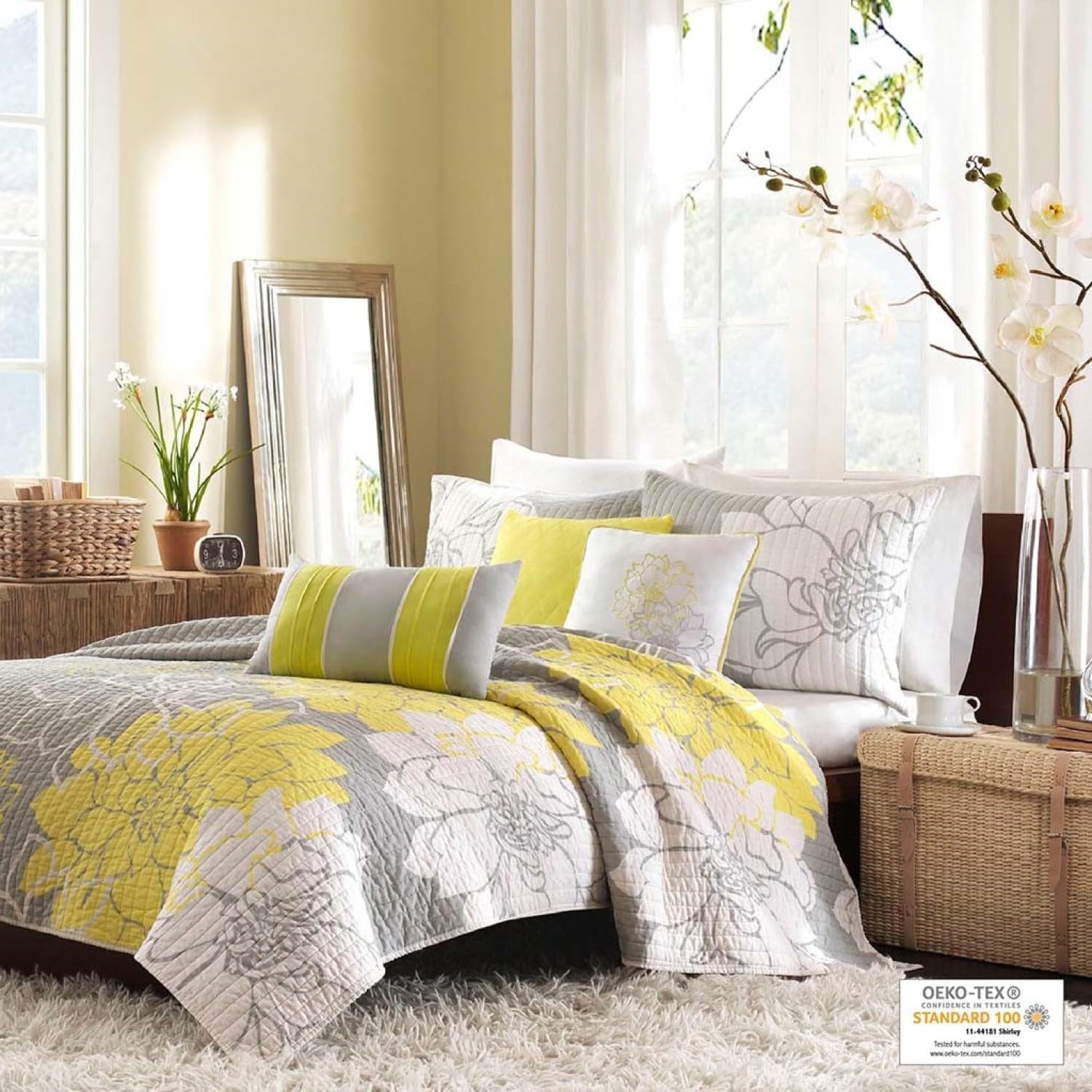 Geelife 6 Piece Reversible Daybed Cover Set White Daybed Twin Size