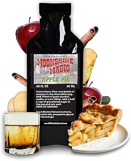 Apple Pie Moonshine Essence Flavoring – 20ml (.65oz) Liquor Flavor Refill Packet for Bootleg Kits & Barrel Aging, Swish Barrel Premium Extract for Cocktails, Mixology & Moonshine