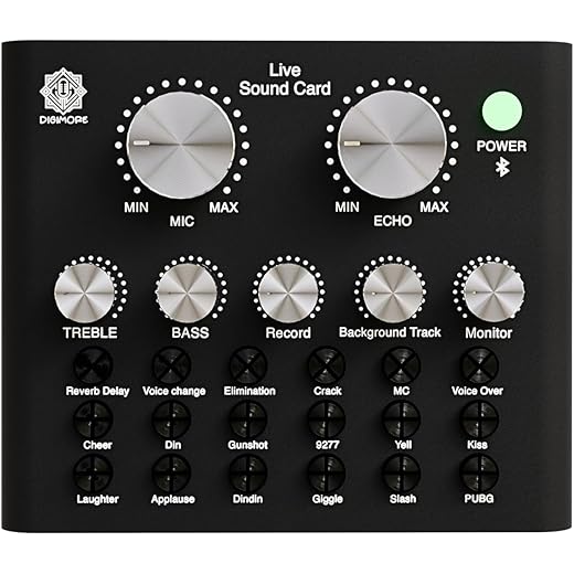 DIGIMORE D-230 Portable Audio Mixer Interface