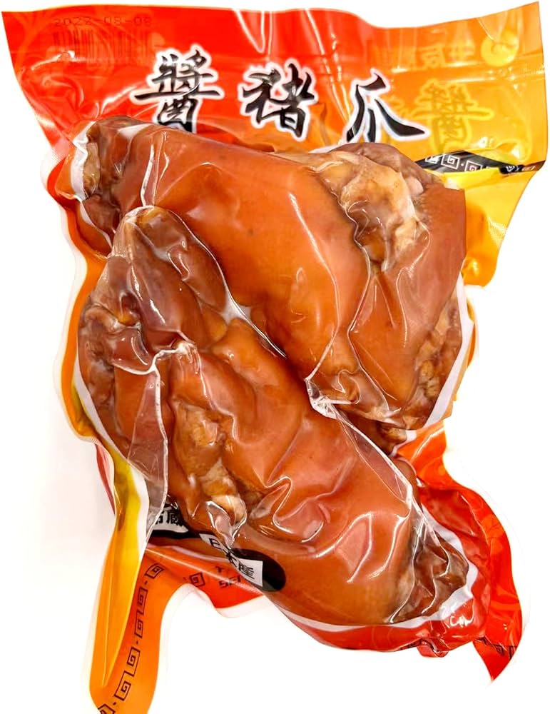 Amazon.co.jp: 日本国内産 生友 味付け豚足 醤豚足 2個入 酱猪蹄 猪爪