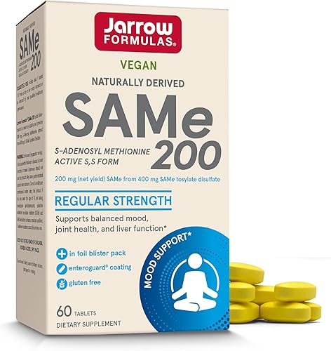 Jarrow Formulas SAM-e 0007 oz Suplemento dietario en cápsulas SAM60 1 1
