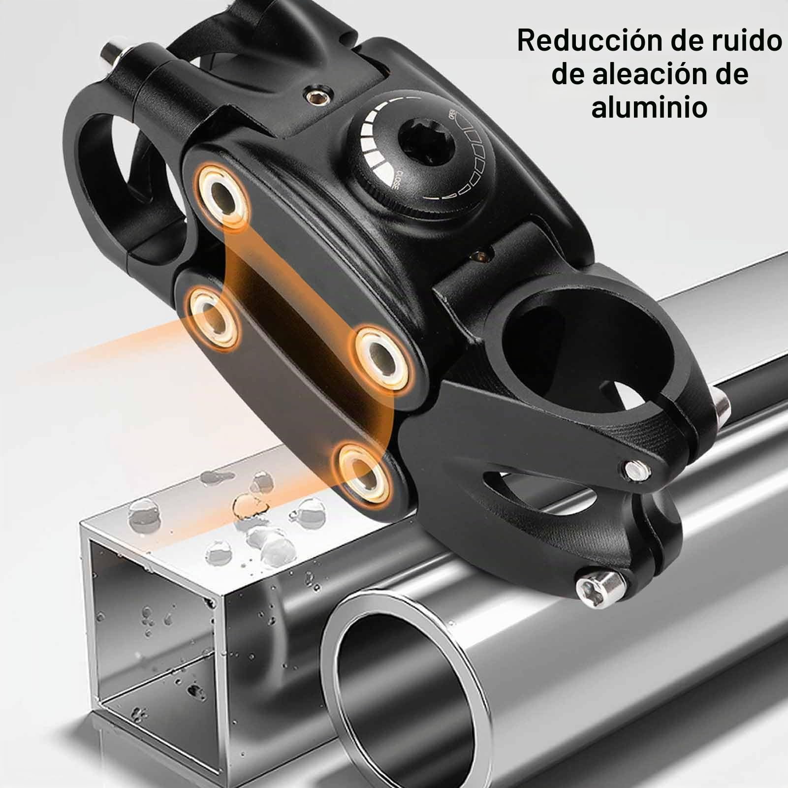 BuyWeek Vástago de Suspensión Vástago de Manillar de Bicicleta, Aleación de Aluminio con Amortiguador