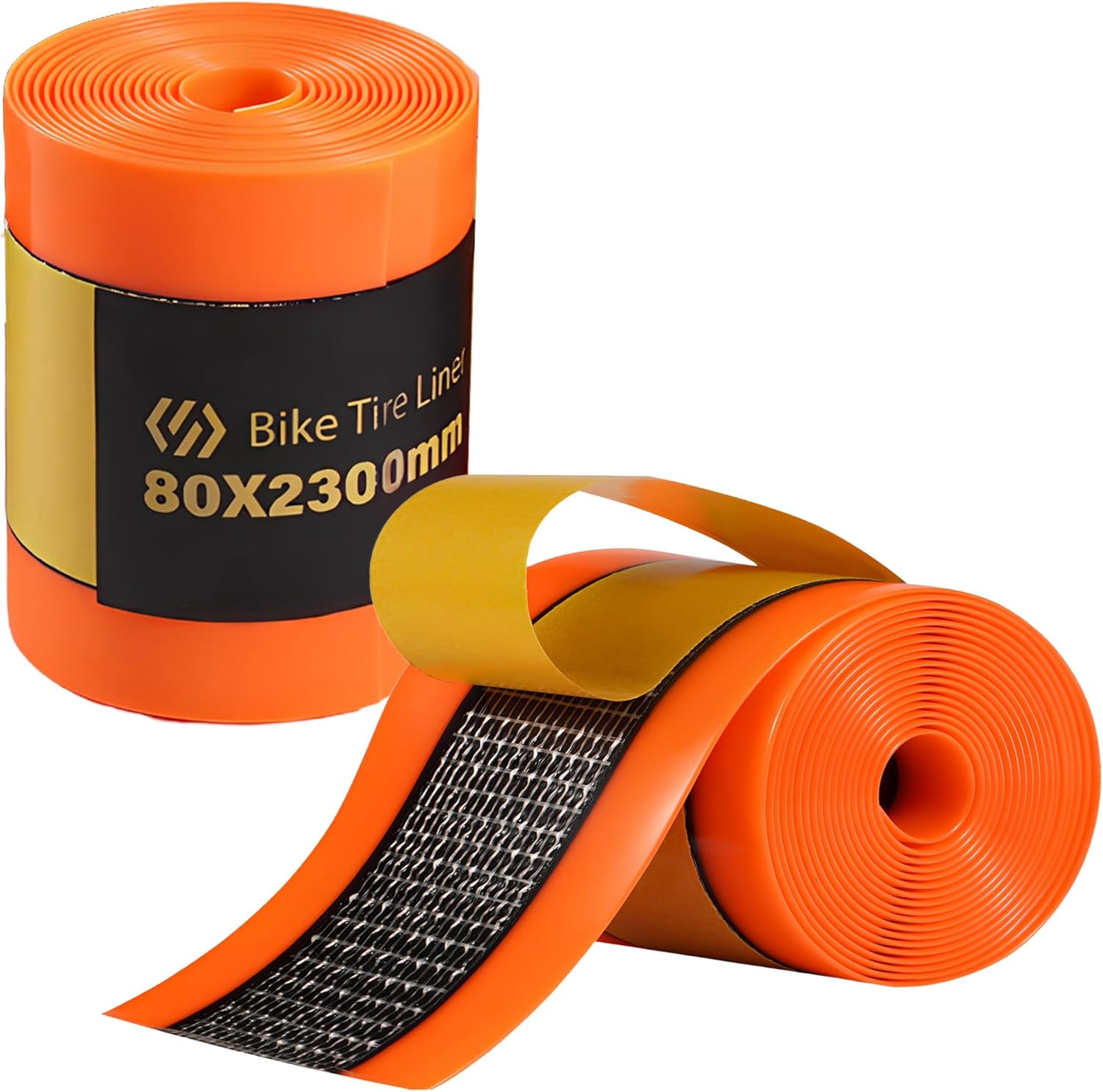 2 Pack Mountain Bike Tire Liner, TPU Puncture Proof Road Bike 4.0 Fat Tire Liner, Self-Adhesive Bicycle Inner Tube Protector for 20x4 26x4 29x4 MTB E-Bikes