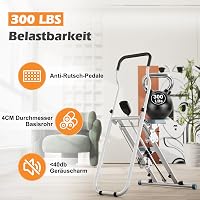CEIEVER Függőleges Lépcsőzőgép Összecsukható LCD Kijelzővel, Állítható Fogantyú Otthoni Edzéshez 5