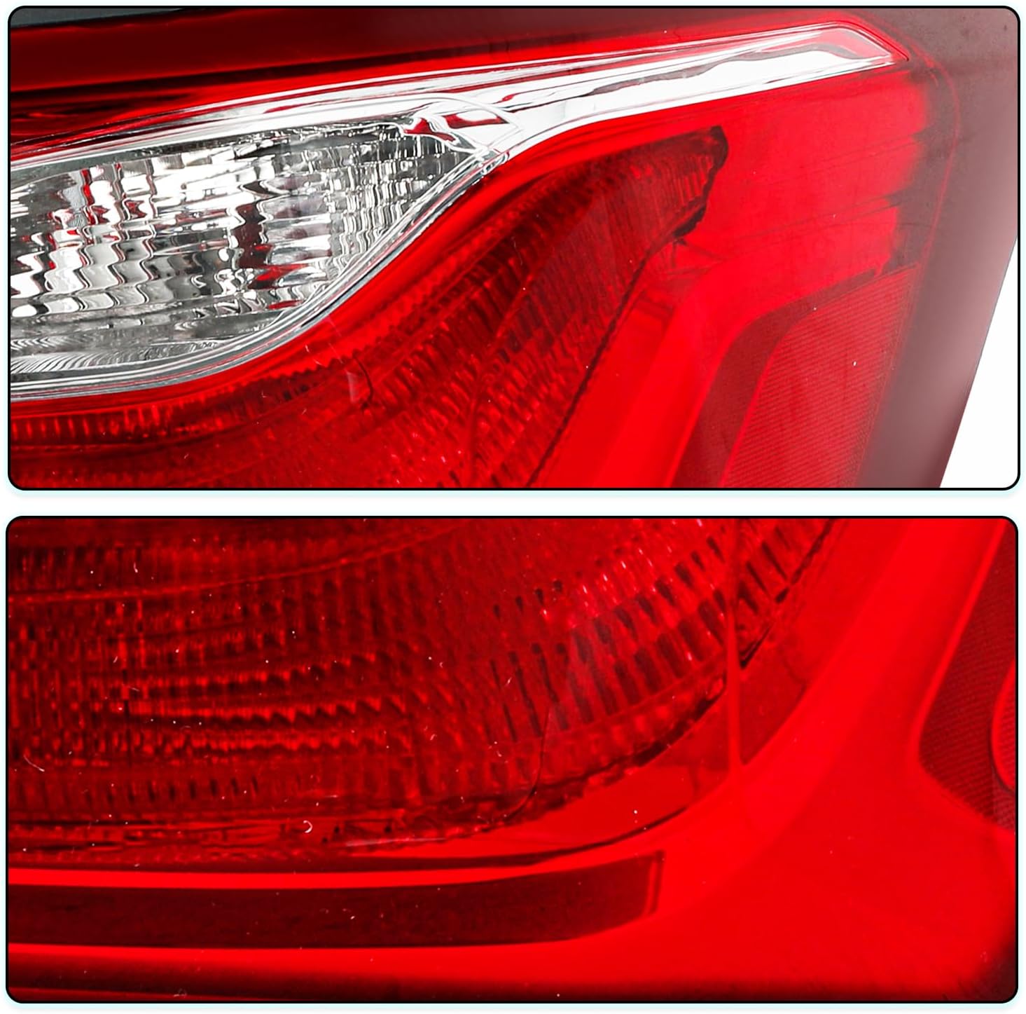 Tail Light Assembly Compatible with 2018 2019 2020 Chevy Equinox Taillights Rear Taillamp Brake Light Right Passenger Side