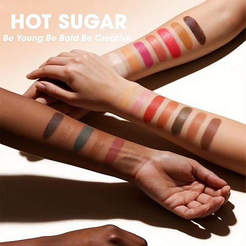 Miniatura 5 de Hot Sugar Kit de maquillaje para niñas adolescentes, juego de regalo de maquillaje para principiantes para mujeres, kit completo de maquillaje (azul)