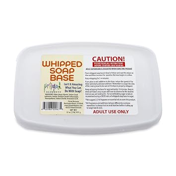 Primal Elements Whipped Soap Base - Moisturizing Glycerin SoapBase for Crafting and Soft Soap Making - 2 Pound