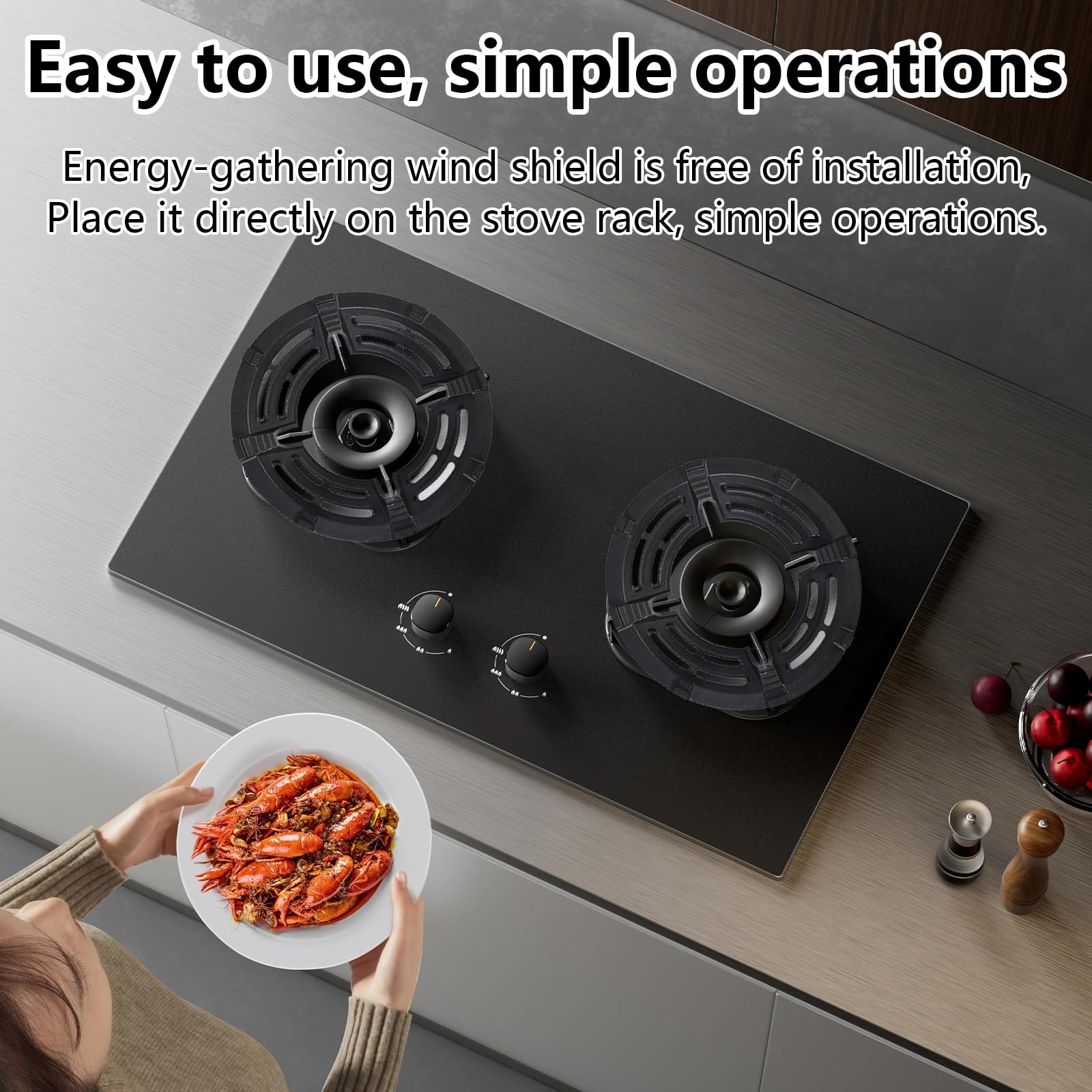 Soporte Cocina Gas Rejilla Placas, Wok Ring oporte para Cocina de gas Soporte Universal de Hierro Fundidopara Cafetera Moka Sartén Ollas Cafeteras Horno (1 Pcs)