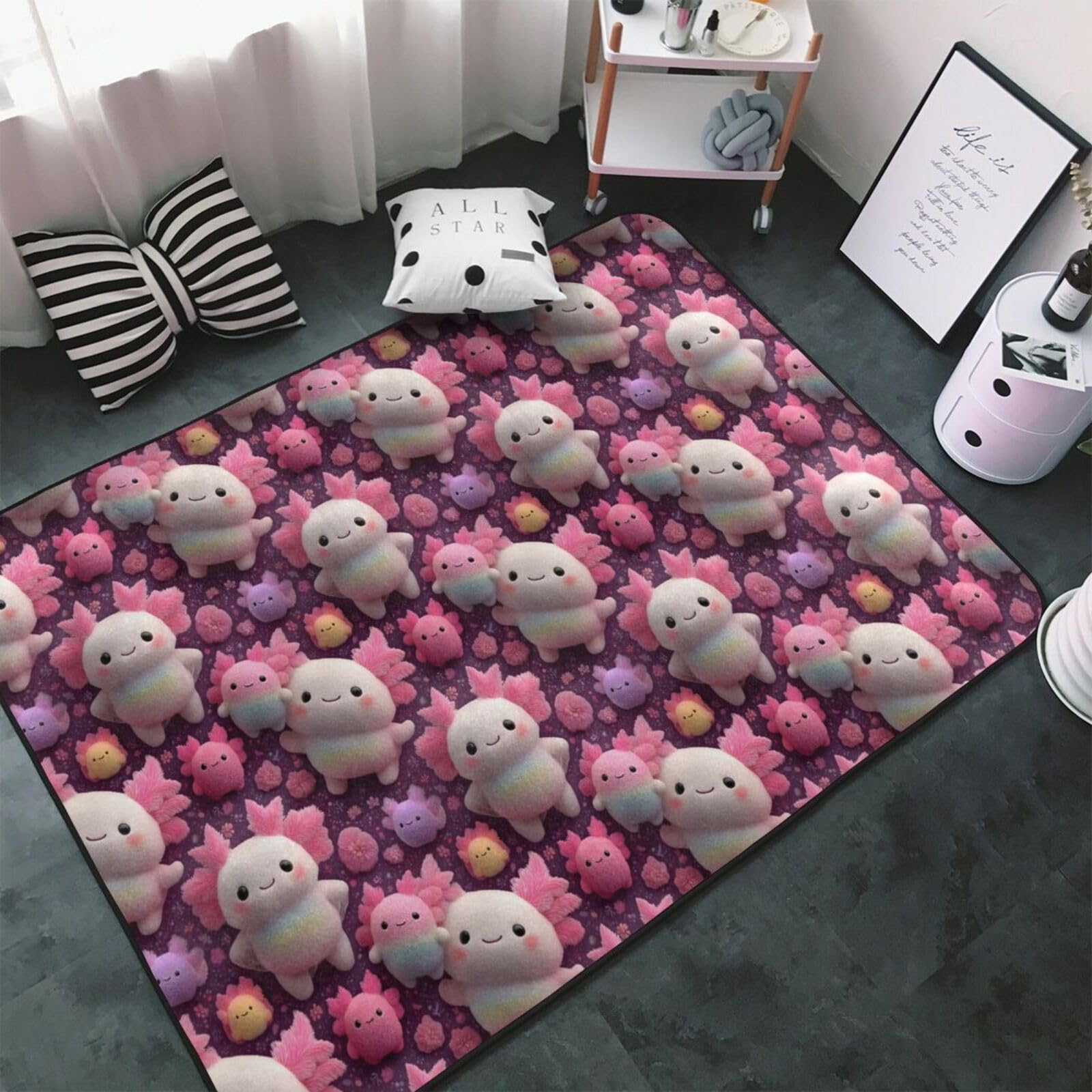 Moquette d'intérieur douce style axolotl pour chambre et salon cocooning