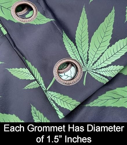 Miniatura 4 de Home Must Haves Manta de cama suave de microfibra de felpa con hojas de marihuana