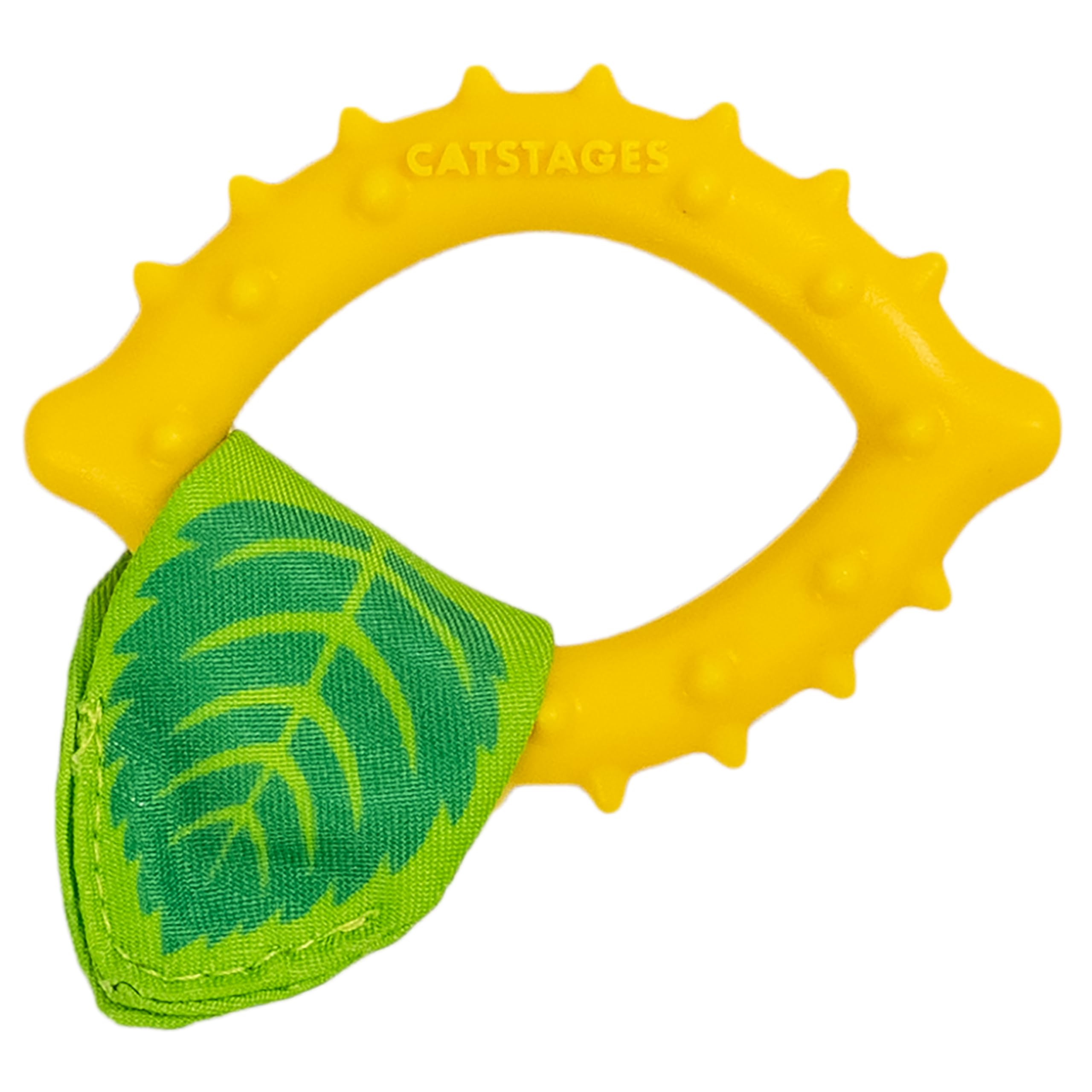 Dental Lemon Teether Interactive Chew Cat Toy with Catnip, 2.4"